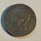 Philippines - 1897 Large Silver Peso - Popular   Nice