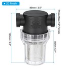 1 2 Inch Female In Line Strainer With 20 Mesh Stainless Steel Filter Screen