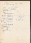 Sonja Henie Arlene Dahl Original Multi-signed Autograph Sheet