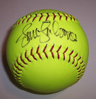 Jennie Finch Signed Softball With Ball Cube - Personalized
