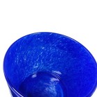 Blue Art Glass Vessel 4  X 4 