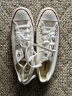 Converse Chuck Taylor All Star Low Top White Canvas Sneakers Women s Size 6 5