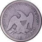 1847 Seated Liberty Dollar Nice G Nice Eye Appeal Nice Strike