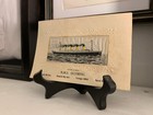 White Star Line Rms Olympic Titanic Antique Silk Postcard Sold Onboard