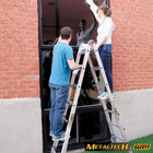 5-in-1 17-ft  Aluminum Telescoping Multi-position Step Ladder  300 Lbs  Load Cap