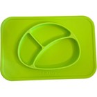 2 Piece Set Nuby Sure Grip Silicone Miracle Mat Feeding Placemat Toddler Baby