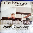 2 Cribwrap Side Rail Cover Ivory Fleece Teeth Guard Bpa Phthalate Lead Free Pads