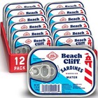 Beach Cliff Sardines In Water  Wild Caught  3 75 Oz Can  Pack Of 12