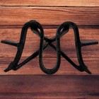 Antique Hand Forged Blacksmith Western Cattle Rancher Branding Iron Letter M W