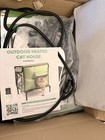 Heated Cat House Indoor Outdoor Shelter Kitty With Heating Pad Warm