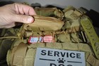 Military Tactical Dog Harness No-pull Heavy Duty Molle Service Dog Vest Sz L
