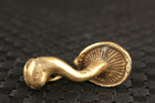 Brass Hand Cast Frog Statue Fengshui Ornament Collection Crafts Chinese
