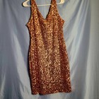 Pretty Guide Women s Gold Sequin Sleeveless Mini Party Cocktail Dress  Size Xl