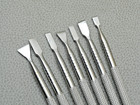 7 Pc Stainless Steel Mini Chisel Set Wood Carving Ceramics Jewelers Wax