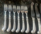 Rwp Wilton Armetale Bishop  Pewter Stainless Flatware Set 16 Pc Vintage