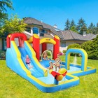 Inflatable Bounce House Water Slide Pool Kids Jumper Castle With Air Blower