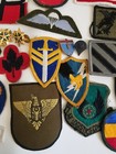 Vintage Lot Of 20 Military Patches And 4 Military Pinbacks Various Wars branches