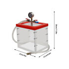 Clear Vacuum Chamber Acrylic Vacuum Degassing Chamber 2 Gal Degassing Silicone