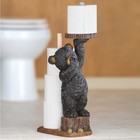 Collections Etc Northwoods Bear Cub Toilet Paper Holder  22 h
