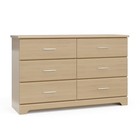 Storkcraft Brookside 6-drawer Dresser Driftwood Greenguard Gold Certified Wood