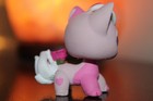 Custom Littlest Pet Shop Pink Shorthair Ooak Cat