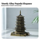 Pagoda Model Miniature Architectural Model Detailed For Desk