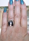 Wide Dome Ring Stainless Steel High Polished Women s-sizes 6-10