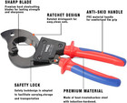 Ratchet Cable Wire Cutter Heavy Duty For Cutting Electrical Aluminum Copper And