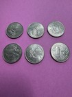 2009 D Complete Set  6  Coins Us Territories   Dc Quarters Circulated L 75