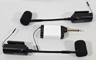 Wireless Uhf Accordion Dual 2x Transmitters 1x Receiver 3 5mm 6 5mm 130 Ft Range