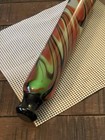 Original Nailsea Murano Hand Blown Glass Rolling Pin W swirl     16 5  Pastry Pin