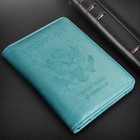 Leather Travel Passport Pen Wallet Holder Rfid Blocking Id Card Purse Case Cover