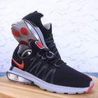 Nike Shox Gravity Bred Black Red Gray Low Mesh Running Shoes Ar1999-016 Men Sz 8