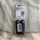 Oral-b Io Ultimate Clean Replacement Brush Heads Black 2 Count Pack Brand New