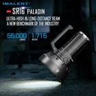 Imalent Sr16 55000lm Rechargeable Flashlight 16xhp50 3 Led Tactical Torch W fan