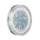 2017 Canada  20 Blue Snowflake - 1 Oz Fine Silver Coin  with Out Black Box 