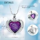 Cremation Jewelry For Ashes Pendant-crystal Heart Urn Necklace Memorial Jewelry