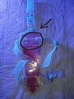 Rare Prohibition Uv Clubwear Neon Pvc Cyber Goth Raver Thigh Fetish Cyberdog Emo
