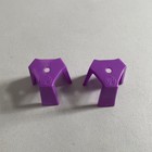 Barbie Doll Mattel Replacement Furniture -- Purple Camping Stools -- Lot Of 2