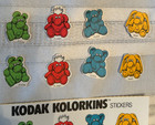 Vintage Rare Kodak Kolorkins Stickers