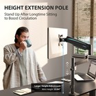 Single Monitor Desk Mount  Adjustable Gas Spring Monitor Arm For Lcd Pc Scree   