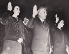 1955  1940  When Albert Einstein Became U s  Citizen - Vintage Photo Rare