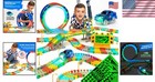 Light-up Track Set With 144 Flexible Pieces - Perfect Gift For Boys   Girls 3-8