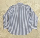Polo Ralph Lauren Mens Dress Shirt Xl Curham Blue Stripe 16 5 34 Vintage Y2k