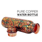 100  Pure Copper Water Bottle   Handcrafted   Leakproof   Stylish   Ayurvedic