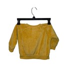 Disney Baby Lion King Simba Mustard Yellow Fuzzy Fleece Sweatshirt 18m