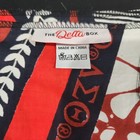 The Delta Box White Red Delta Sigma Theta Sorority Hbcu Fabric Scarf  20 X 72