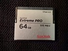 Sandisk Extreme Pro 64gb Cfast 2 0 Memory Card 515mb s