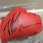 Mike Tyson Signed Everlast Red Boxing Glove Black Auto Beckett Bas   Tyson Holo