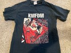 Kmfdm 2009 Concert Tour Tee Shirt Y2k Rare Industrial Metal Band Merch Small